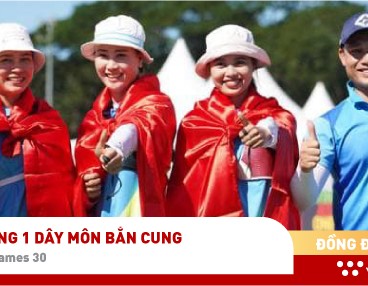 Đồng đội Cung 1 Dây Môn Bắn Cung Giành HCV SEA Games
