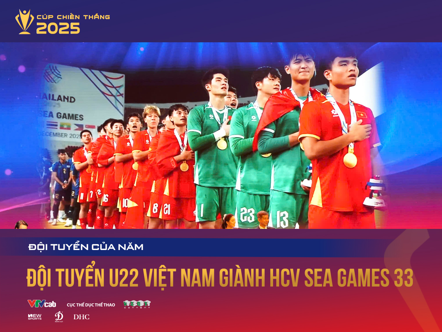 Đội Tuyển Của Năm Cúp Chiến Thắng 2025: Tôn Vinh U22 Việt Nam